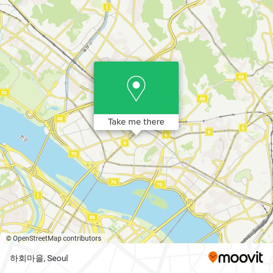 하회마을 map