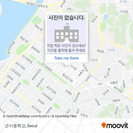 군서중학교 map