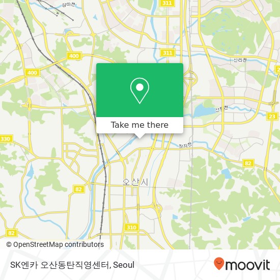 SK엔카 오산동탄직영센터 map