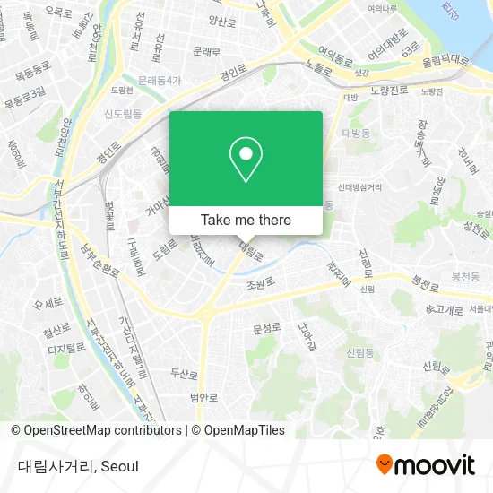 대림사거리 map
