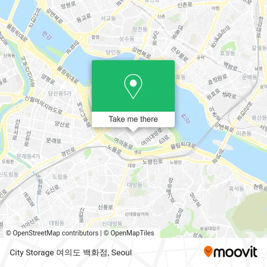 City Storage 여의도 백화점 map