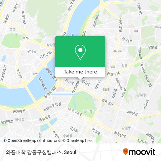 와플대학 강동구청캠퍼스 map