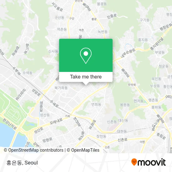 홍은동 map