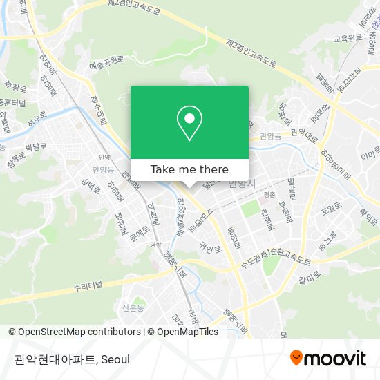 관악현대아파트 map