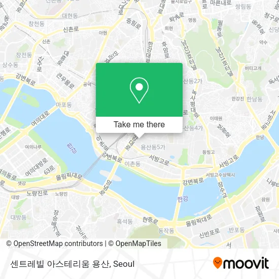 센트레빌 아스테리움 용산 map