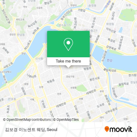 김보경 이노센트 웨딩 map