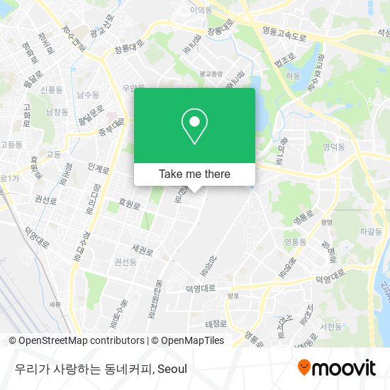 우리가 사랑하는 동네커피 map