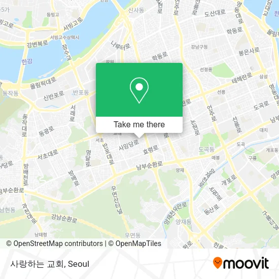 사랑하는 교회 map