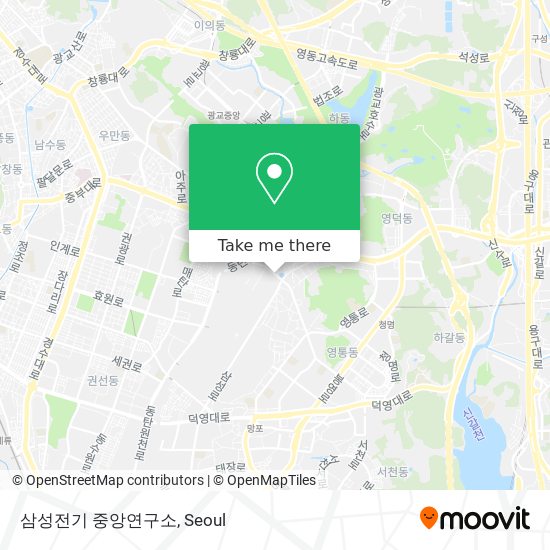 삼성전기 중앙연구소 map