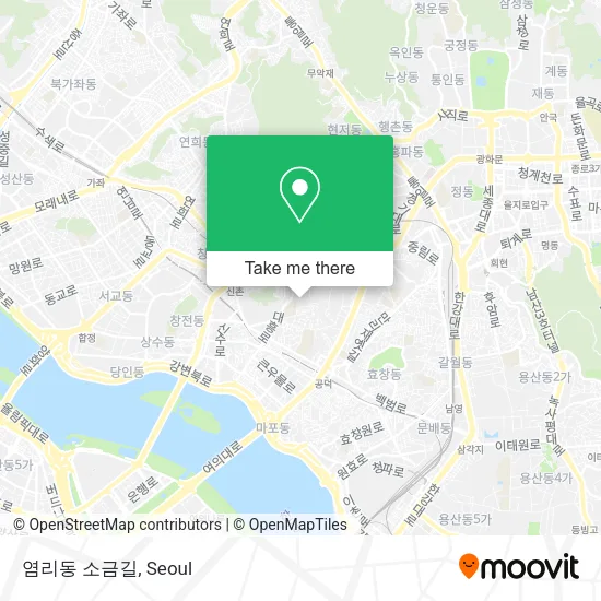 염리동 소금길 map