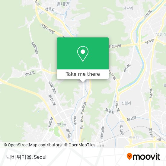 넉바위마을 map