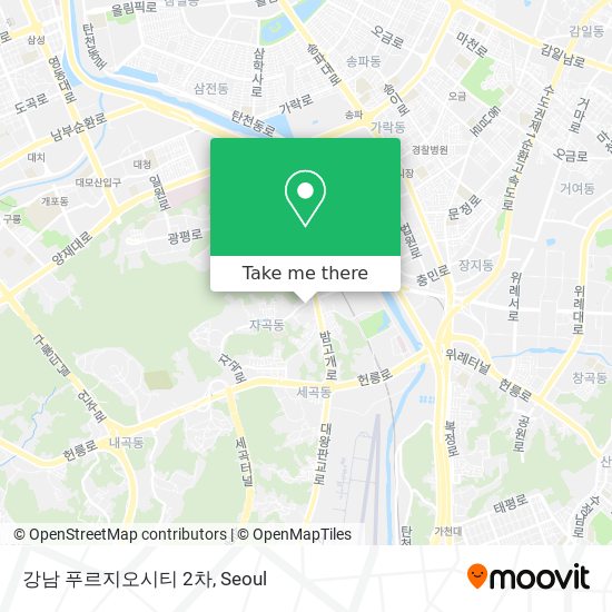 강남 푸르지오시티 2차 map