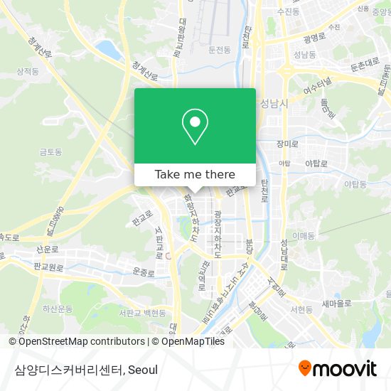 삼양디스커버리센터 map
