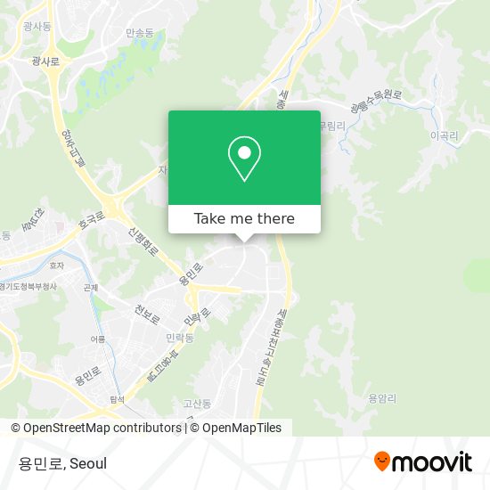 용민로 map