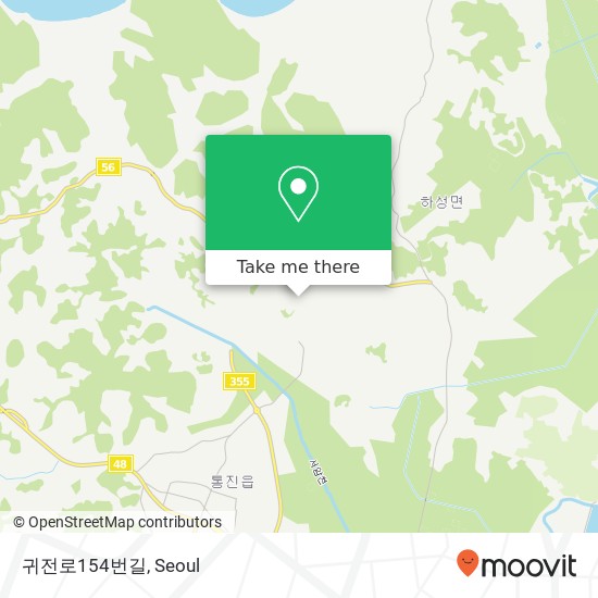 귀전로154번길 map