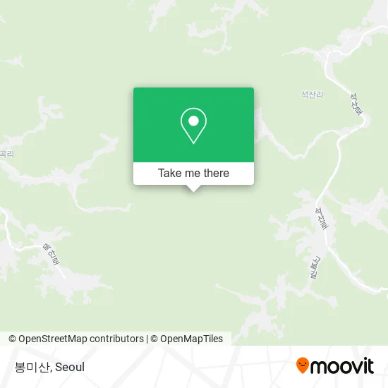봉미산 map
