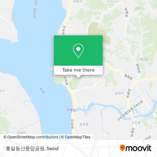 통일동산중앙공원 map