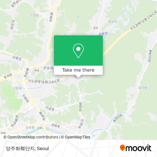 양주화훼단지 map