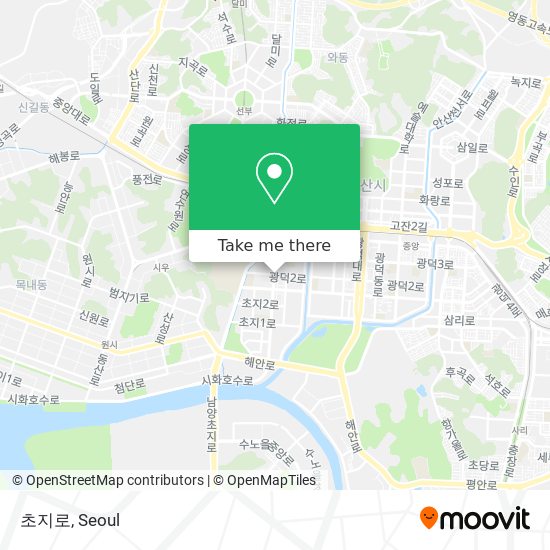 초지로 map