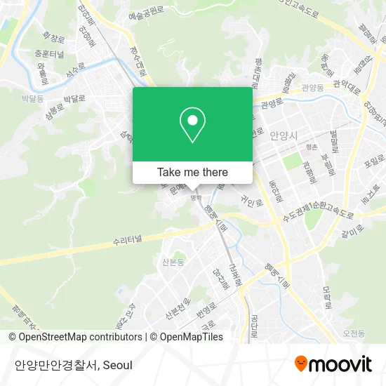 안양만안경찰서 map