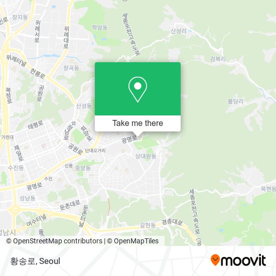 황송로 map