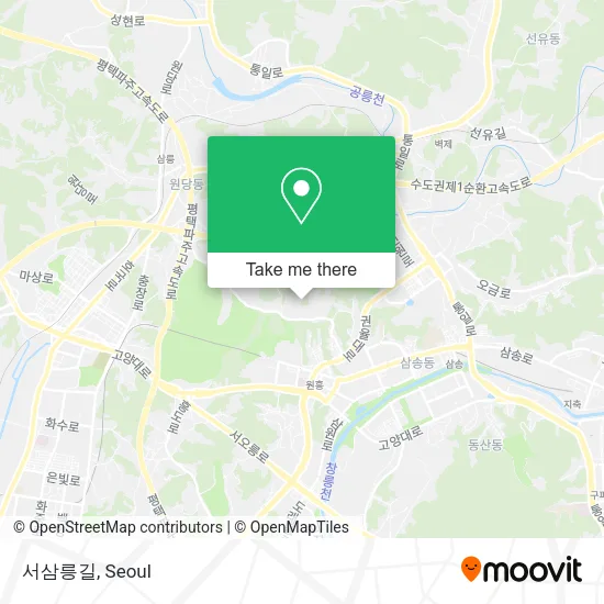 서삼릉길 map