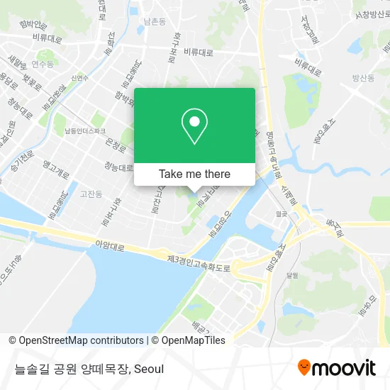 늘솔길 공원 양떼목장 map
