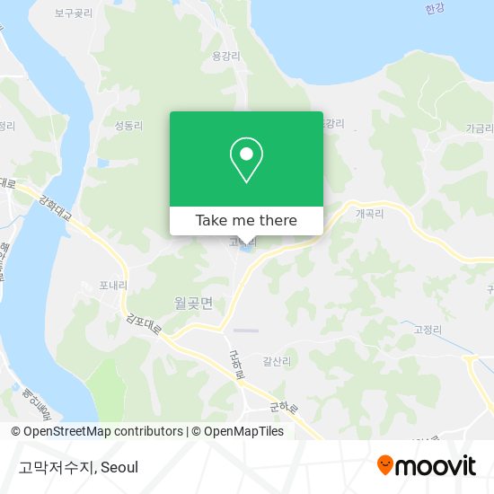 고막저수지 map