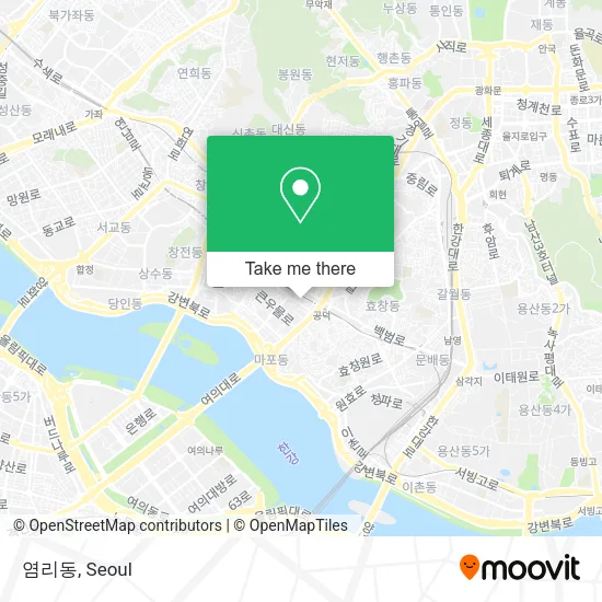 염리동 map
