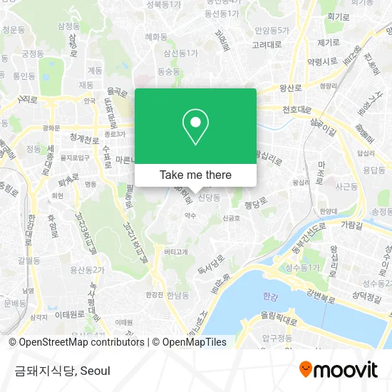 금돼지식당 map