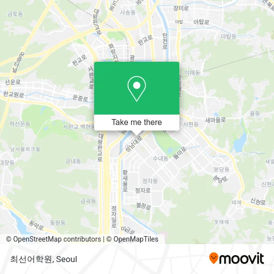 최선어학원 map