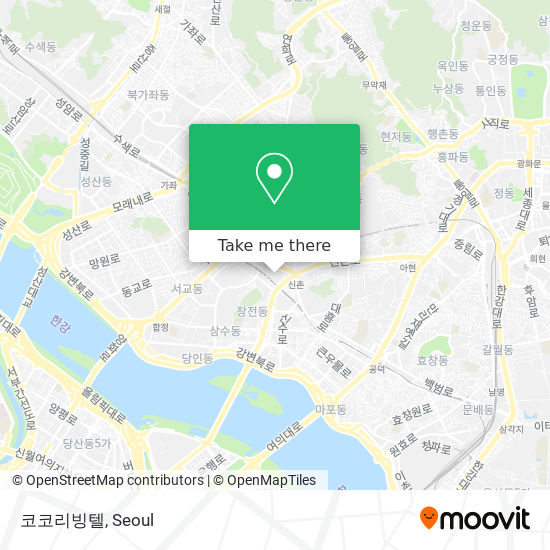 코코리빙텔 map