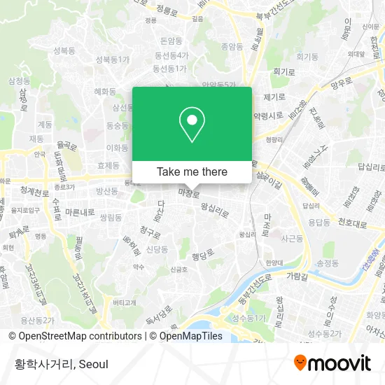 황학사거리 map