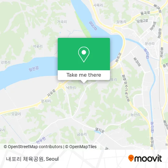 내포리 체육공원 map