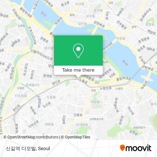 신길역 디오빌 map