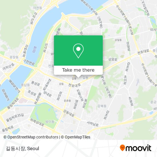 길동시장 map
