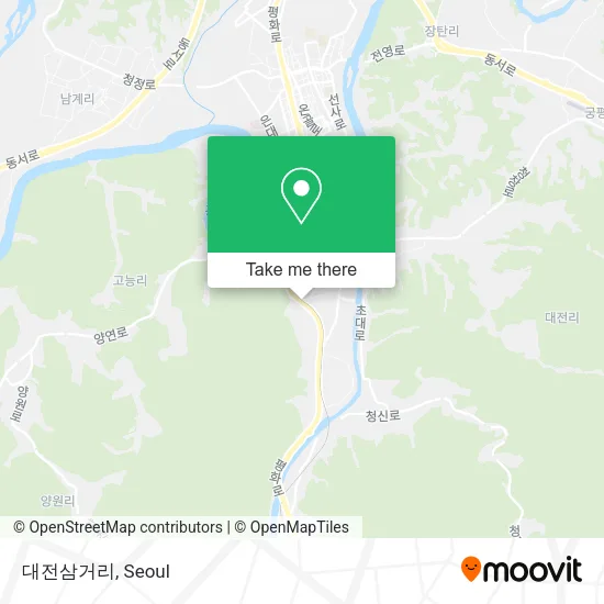 대전삼거리 map