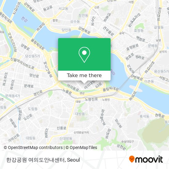 한강공원 여의도안내센터 map