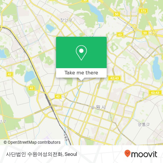 사단법인 수원여성의전화 map