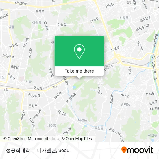 성공회대학교 미가엘관 map