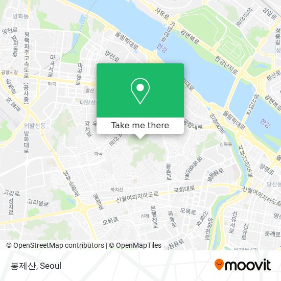 봉제산 map