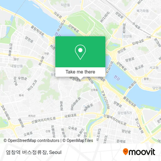 염창역 버스정류장 map