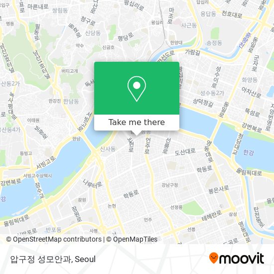 압구정 성모안과 map