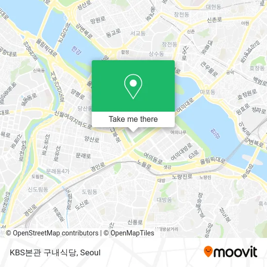 KBS본관 구내식당 map