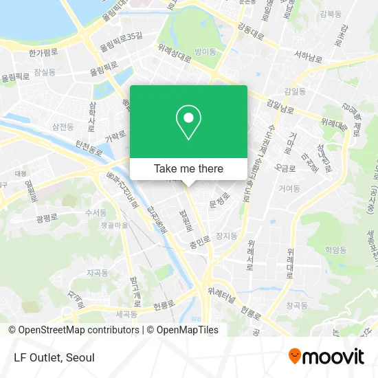 LF Outlet map