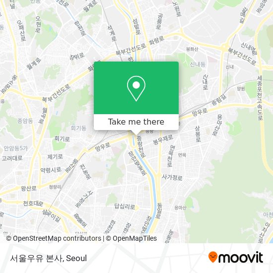 서울우유 본사 map