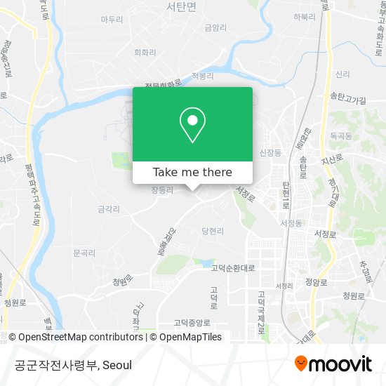 공군작전사령부 map