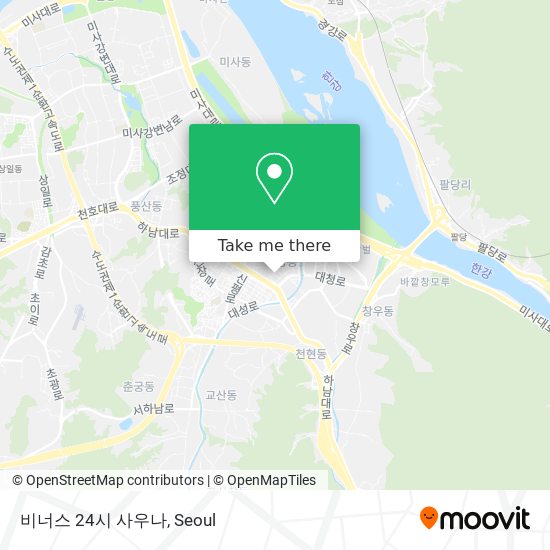 비너스 24시 사우나 map