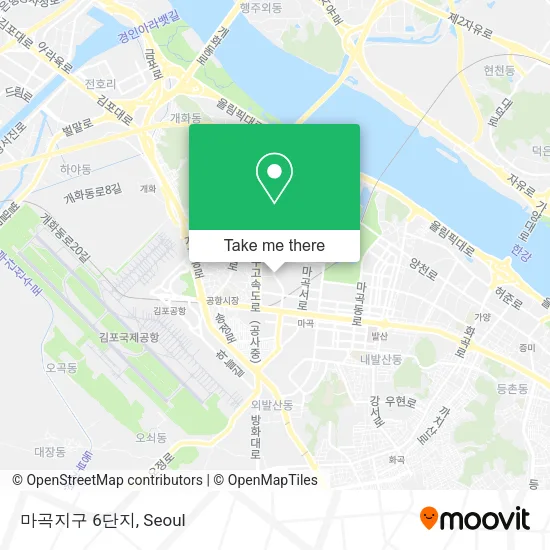 마곡지구 6단지 map