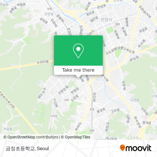 금정초등학교 map